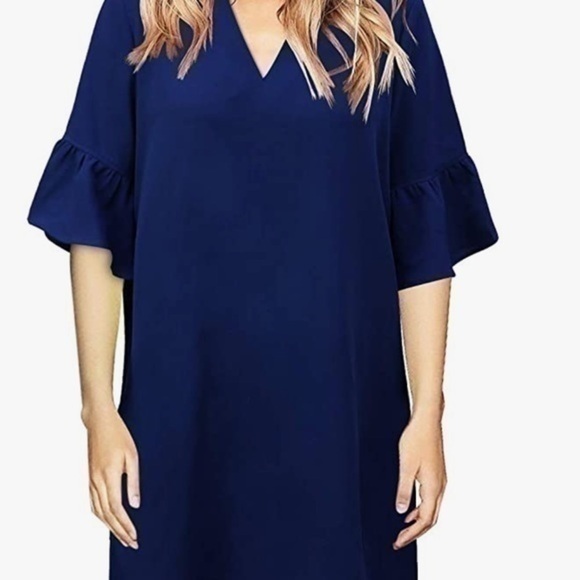 Flowy Chiffon Shirt Dress - Picture 3 of 6